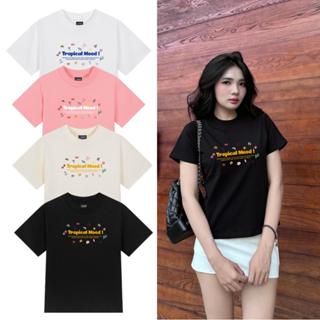 Áo BabyTee Gimme - Tropical Mood - Premium Cotton Sợi Đôi 250gsm - 2 Chiều Cổ Tròn - GMB73