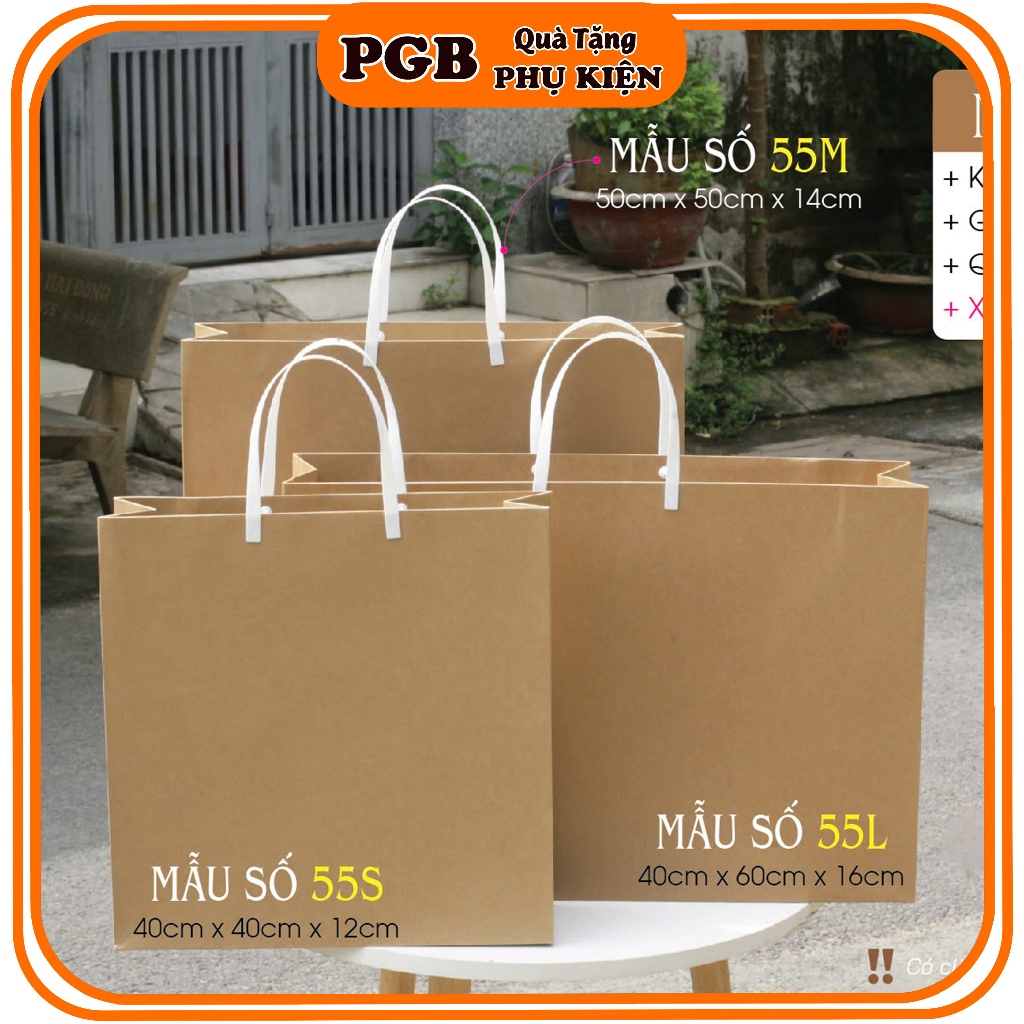MS 55- TÚI BIG SIZE- SIÊU SIÊU TO- Túi giấy Kraft size Đại đựng sản phẩm lớn tranh, đồng hồ treo tường