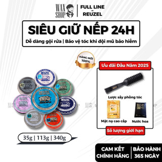 Sáp vuốt tóc nam cao cấp Reuzel Pomade chính hãng gel, wax giữ nếp tóc - Waxshop - C2