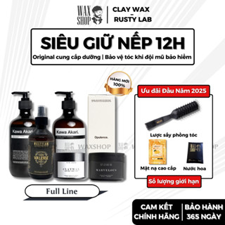 Full Line Sáp vuốt tóc nam Rusty Lab Clay Wax Marvelous Valerie Sea Salt Spray chính hãng - Waxshop