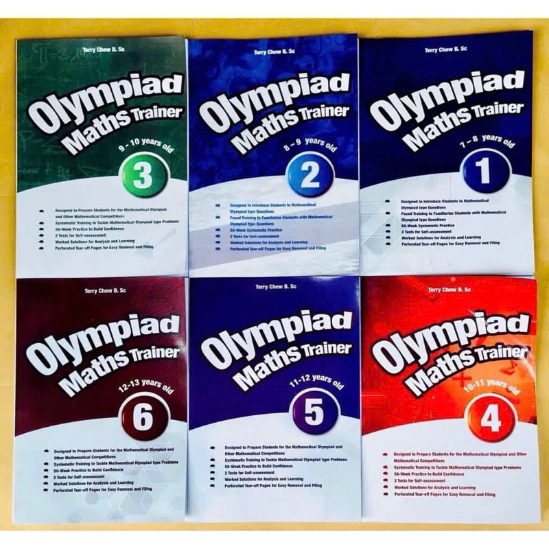 Olympiad math trainer - bộ 6 cuốn in