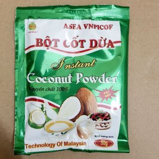 Bột Cốt Dừa 50g - Nguyên Chất 100%, Đậm Đà Hương Vị Tự Nhiên – Bí Quyết Cho Món Ngon Tuyệt Hảo!