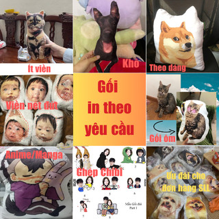   NHẬN LÀM GẤP  GẤU BÔNG IN HÌNH THEO YÊU CẦU 2 MẶT ẢNH GỐI ÔM GHÉP MẶT THEO YÊU CẦU IN HÌNH BÉ QUÀ TẶNG 
