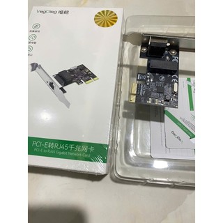 Card mạng RJ45 1000 Mbps chính hãng Veggieg V-PC01 chíp RTL8111F, Card Lan H61 pci express thường