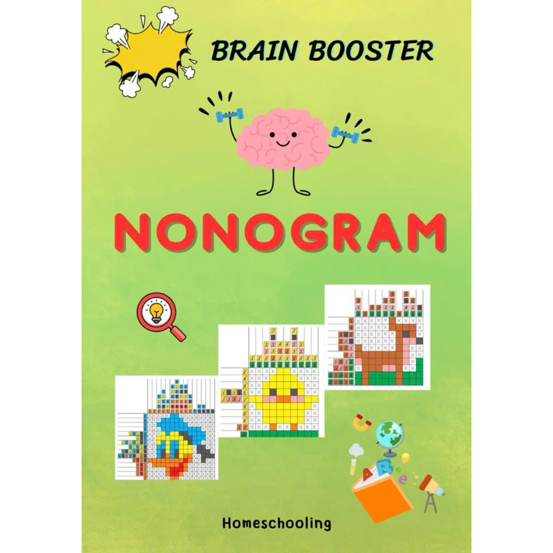 Sách IQ Neurotrainer - Nonogram test rèn luyện tư duy, phát triển khả năng logic cho bé