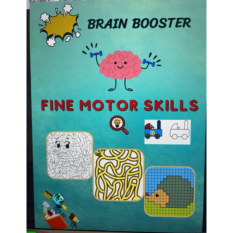 Sách IQ Neurotrainer -Fine motor skills test rèn luyện tư duy, phát triển khả năng logic cho bé