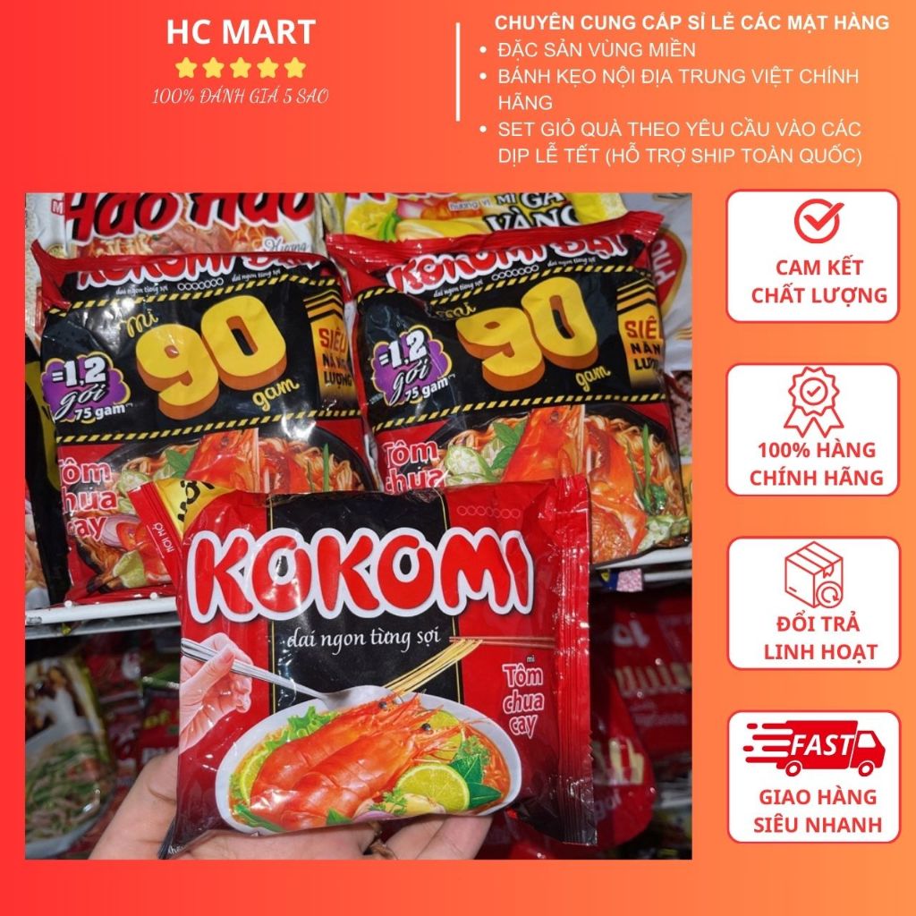 Set 5 Gói Mì Kokomi, Kokomi Đại 90