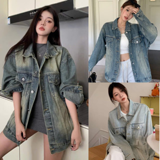 Áo khoác jean nam nữ form rộng MIAA màu Retro đủ size nhiều màu phong cách trẻ trung năng động