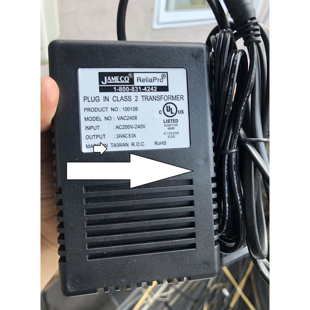 🔌 Adapter Nguồn Xoay Chiều 24VAC 8A – Jameco Reliapro ⚙️ VAC2408