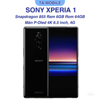 Điện thoại Sony Xperia 1 (1 sim) – Sony X1 NFC | RAM 6GB | ROM 64GB | Màn 6.5" 4K | Snapdragon 855
