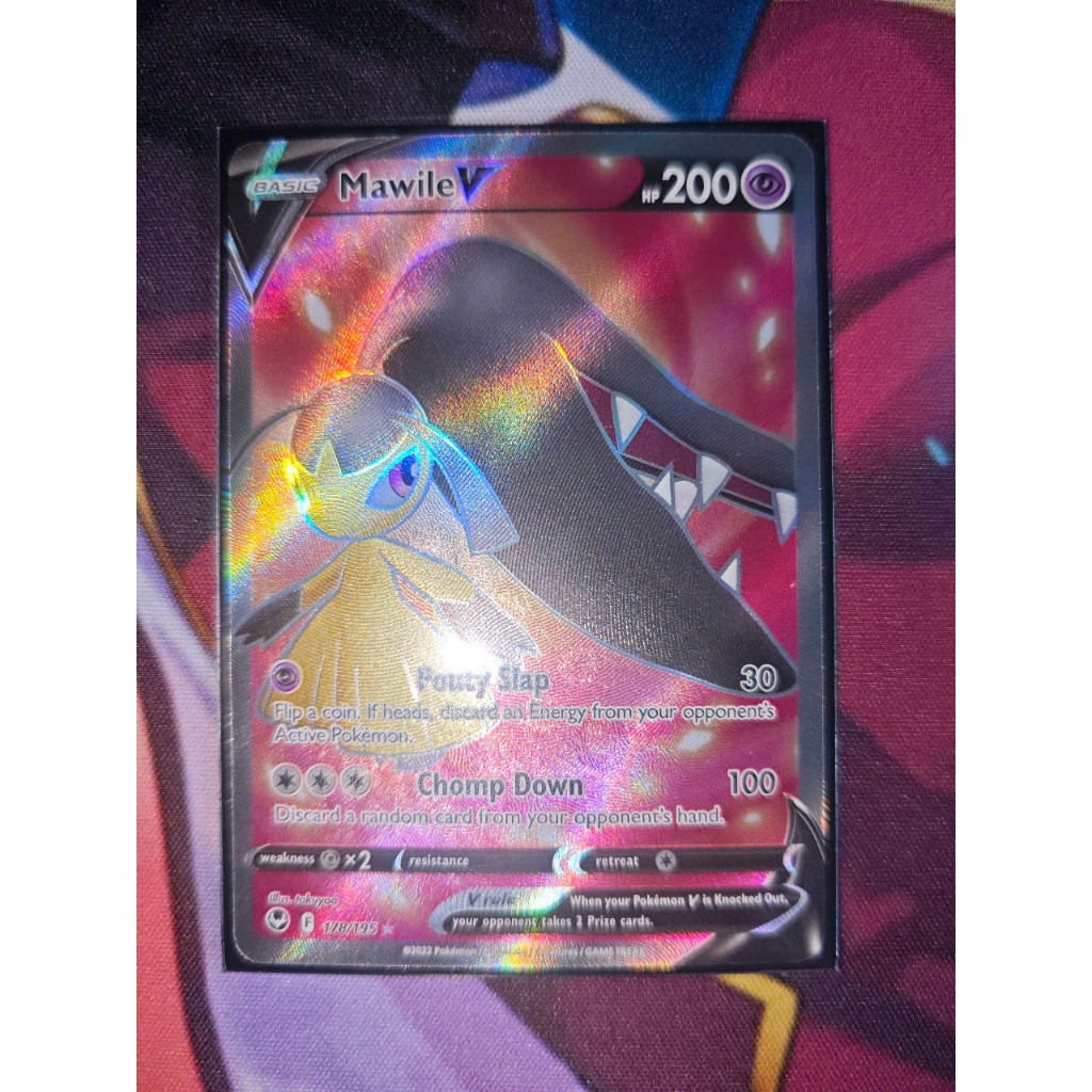 Thẻ bài Pokemon - TCG - Mawile V (178/195) [Sword & Shield: Silver Tempest]