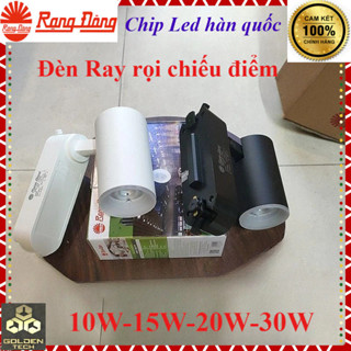 (Chính hãng) Đèn Led chiếu điểm, Đèn ray rọi gắn thanh ray 10W-15W-20W-30W Rạng Đông (Vỏ nhôm, Gắn đế bắt tường) TRL05