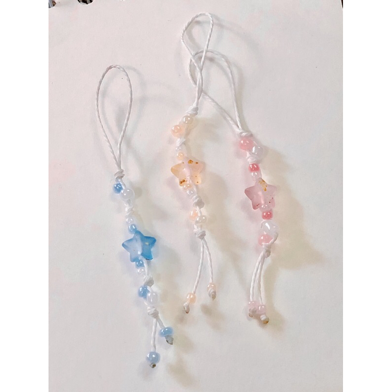 keyring/ móc treo điện thoại ngôi sao lung linh