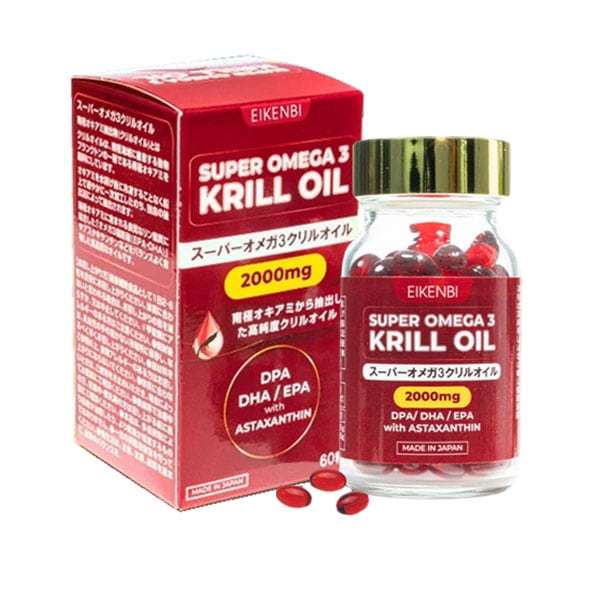 Viên Uống Dầu Nhuyễn Thể Eikenbi Super Omega 3 Krill Oil 2000mg