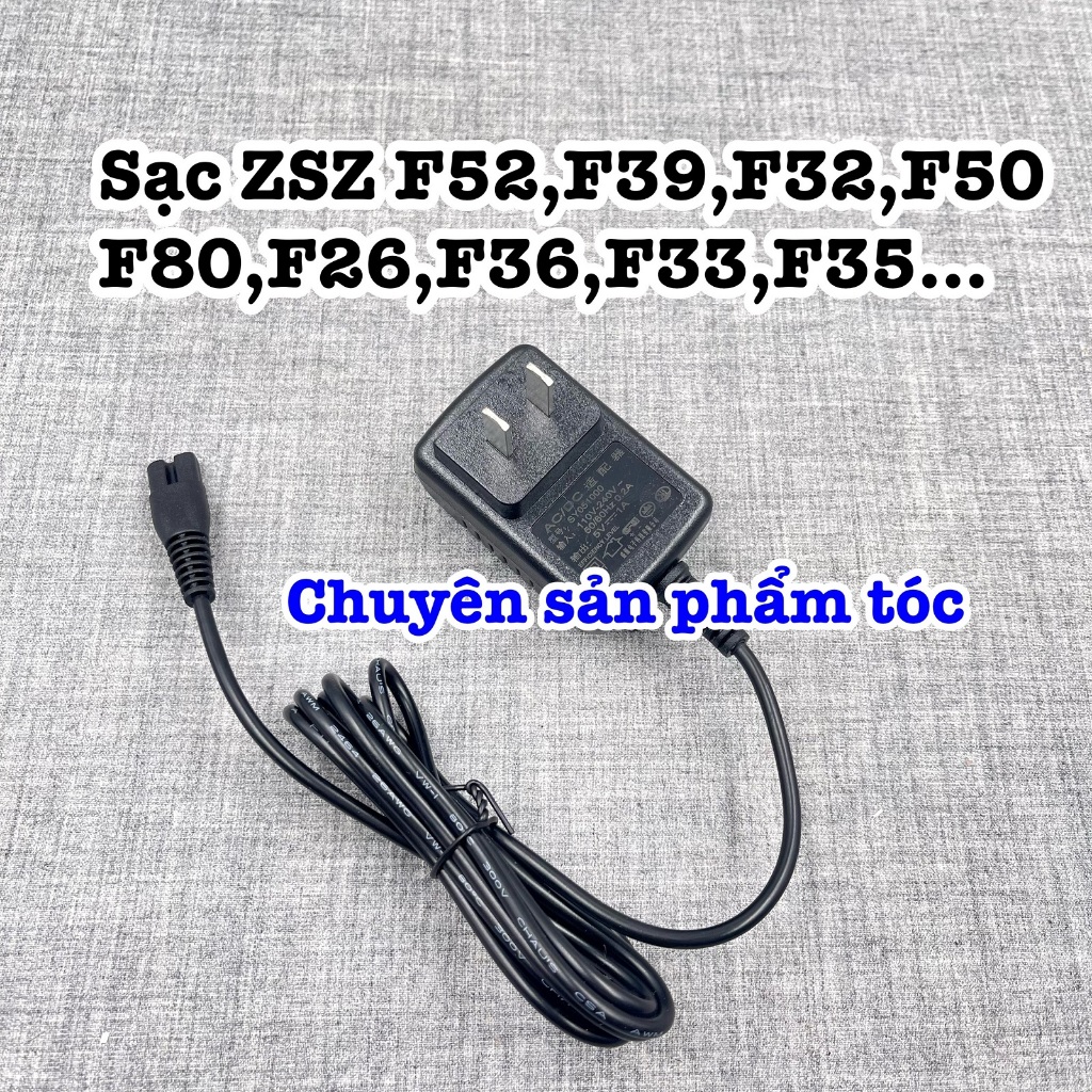 ✅ZSZ Sạc Tông Đơ F32 F50 F52 F39 F36 F80 F33 F26 F36 Kemei 809A Chính Hãng 100-240V 5V-1000mA Chất L