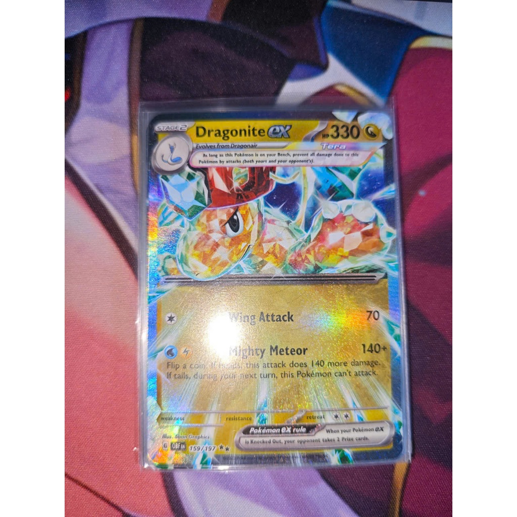 Thẻ bài Pokemon - TCG - Dragonite ex (159/197) [Scarlet & Violet: Obsidian Flames]