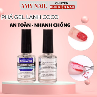 Phá gel lạnh Coco siêu nhanh , không gây nóng rát an toàn cho móng - chai 15ml