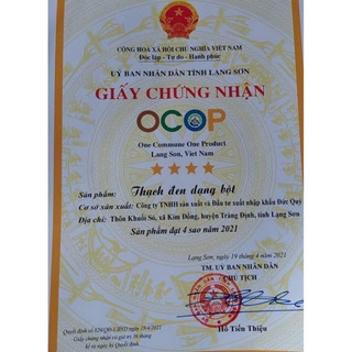 Bột Thạch Đen, Bột Sương Sáo Nguyên Chất