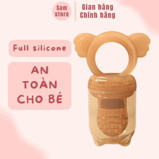 Túi nhai ăn dặm cho bé, núm ăn dặm hoa quả cho bé.[2024]