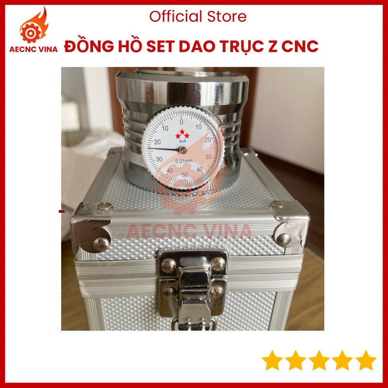 Đồng hồ set dao trục Z máy phay cnc, thiết bị set Z, dụng cụ so dao trục Z chính xác