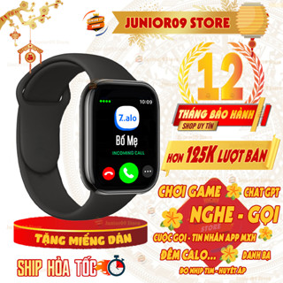 Đồng hồ thông minh JUNIOR09 WATCH | Nghe gọi - Tin nhắn MXH, Chơi game, Đo sức khoẻ - Thể thao, Chat GPT AI, Chống nước