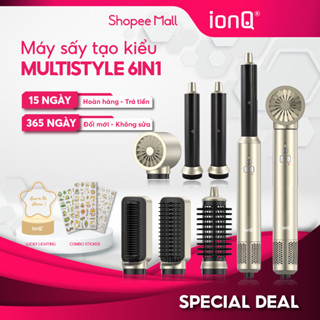 Máy sấy tóc ion âm tạo kiểu ionQ MultiStyle 6 trong 1 tốc độ cao nhanh khô bảo vệ tóc bóng mượt