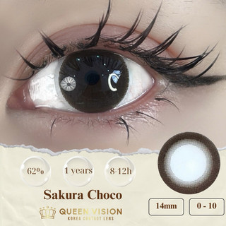 Choco kính áp tròng giãn tròng 0-8 độ