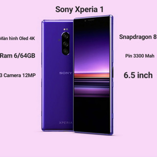 Điện thoại Sony Xperia 1 – Sony X1 | RAM 6GB | ROM 64GB | Màn 6.5" 4K | Snapdragon 855