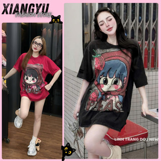 ÁO PHÔNG LOANG NỮ FROM RỘNG IN LỤA 5D - CÔ B.É DÂU TÂY CAO CẤP- HÀNG QUẢNG CHÂU LOẠI 1