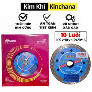 (Hộp 10 Lưỡi) Lưỡi Cắt Đa Năng OMEGA  - Lưỡi Cắt Đá Marble, Bóng Kiếng, Hoa Cương