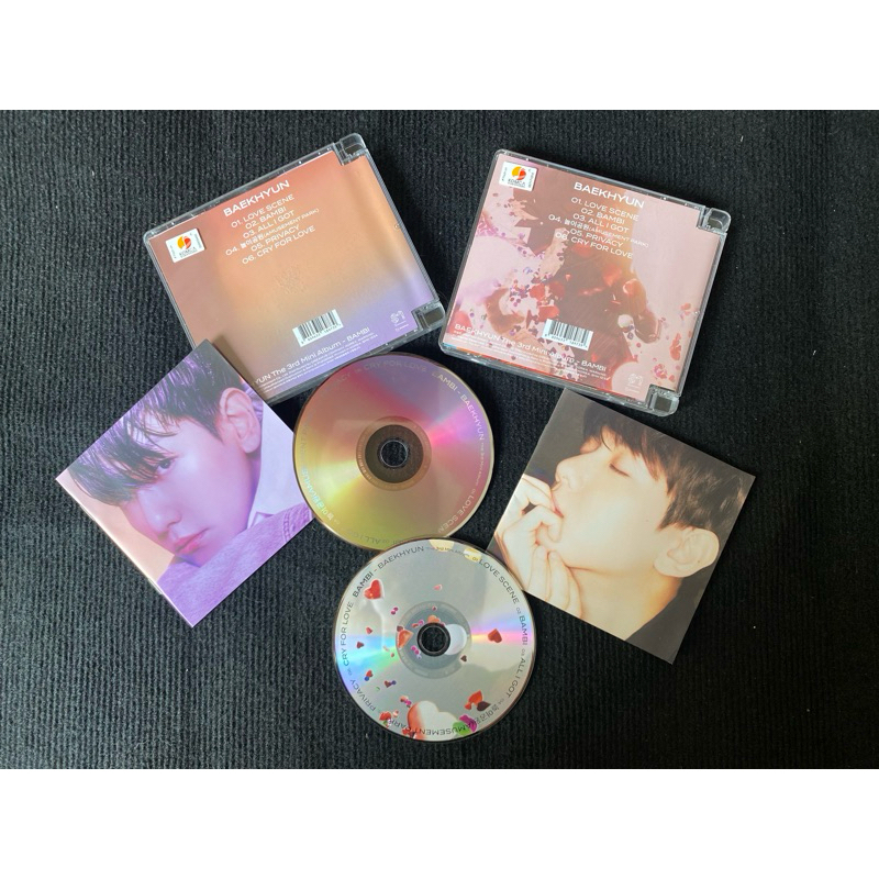 exo baekhyun mini album Bambi đã khui seal, gồm cd và photobook như hình