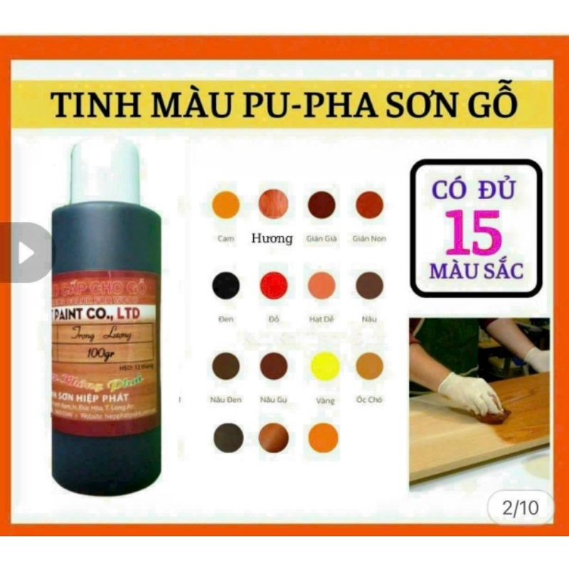 Tinh màu cánh gián cho đồ gổ