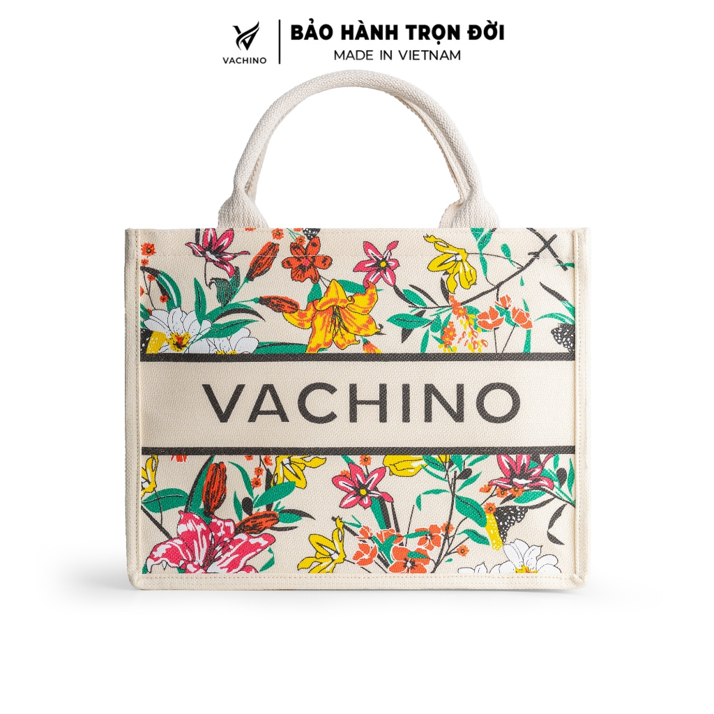 Túi cói du lịch, đi biển, đi chơi siêu sang chảnh VACHINO-TX060