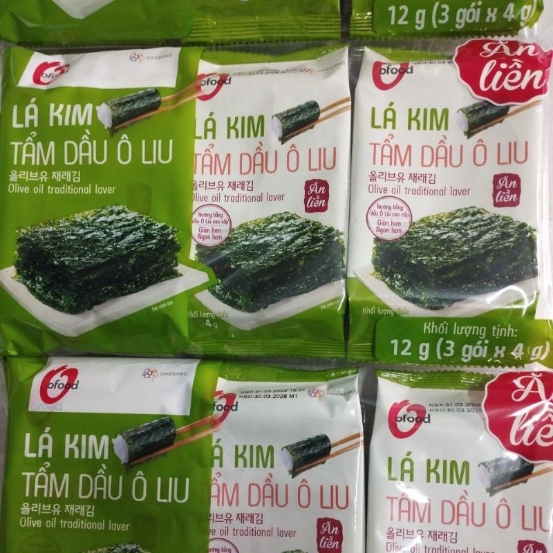 Lá kim tẩm dầu oliu Ofood