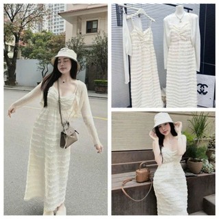 𝗩𝗶𝗱𝗲𝗼 𝗔̉𝗻𝗵 𝗧𝗵𝗮̣̂𝘁 ✔  Xinh chưa nào? sét váy 2 món xinh suất sắc chuẩn mẫu chuẩn ảnh phom xinh lắm ạ bao sịn