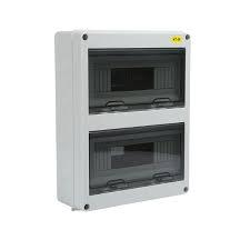 Tủ điện chống nước IP65 HT-5,12,15,18,24  chịu va đập và thời tiết, nhựa cao cấp ABS chuyên dụng cho điện mặt trời