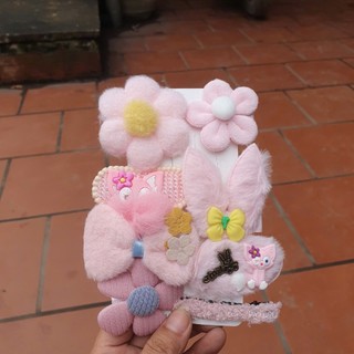 Set 9 Kẹp Tóc 2 Con Thỏ