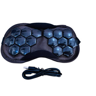  Mặt nạ đá nóng tourmaline hồng ngoại ion âm hỗ trợ mỏi nhức mắt ngủ ngon 