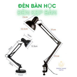 Đèn bàn học kẹp bàn chống cận bóng đèn led – đèn để bàn làm việc thông minh tiện dụng học sinh