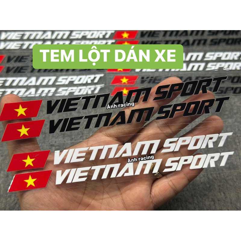 TEM DÁN XE VIETNAM SPORT