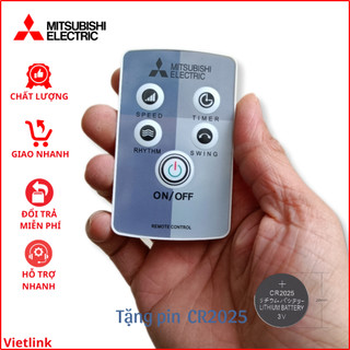 Remote - điều khiển quạt cây và quạt treo tường Mitsubishi (Dùng cho các mẫu quạt nhập Thái Lan)
