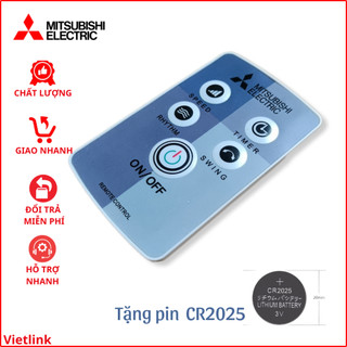 Remote - điều khiển quạt cây và quạt treo tường Mitsubishi (Dùng cho các mẫu quạt nhập Thái Lan)