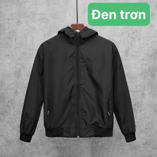 MÃ SỐ AKD ĐEN TR  Áo Khoác Dù Nam Nữ chất liệu dù 2 lớp cao cấp chuẩn from chuẩn đẹp