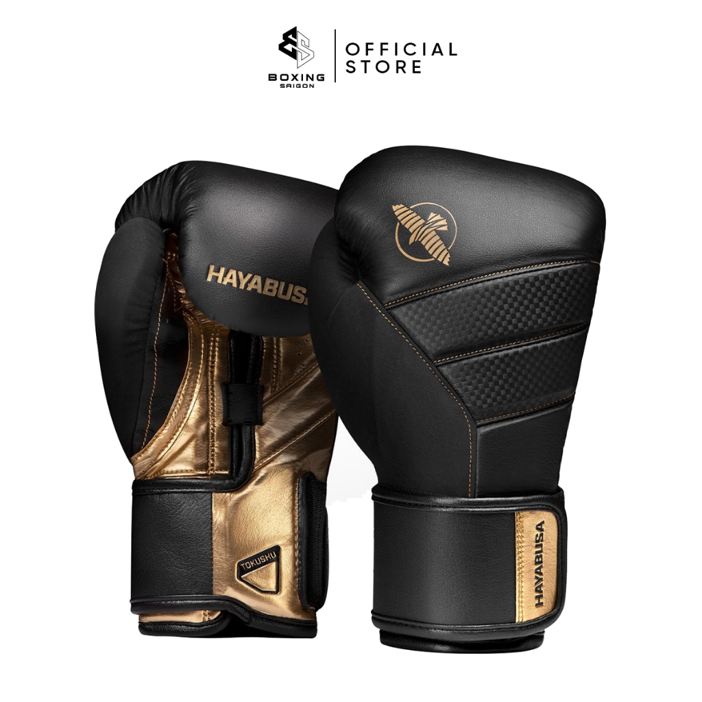 Găng Tay Boxing Hayabusa T3 - Black/Gold
