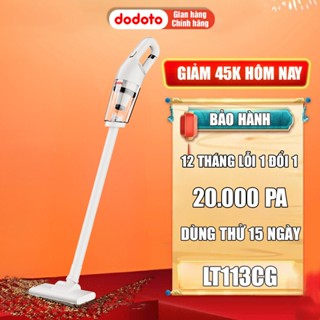 Máy hút bụi cầm tay dodoto LT113CG, máy hút bụi mini không dây lực hút 20.000 Pa Bảo Hành 12 tháng