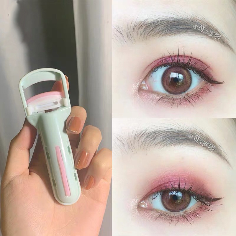 Kẹp bấm mi uốn cong mi tự nhiên có đệm silicon Kẹp Bấm Mi, Uốn Cong Mi 3D Siêu Cong