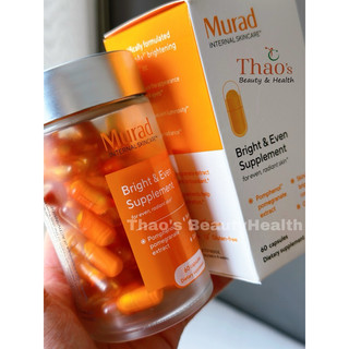 [Date T12/2025] Viên uống sáng da và chống Oxy hoá Murad Bright and Even Supplement (60 viên)
