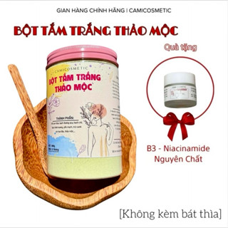BỘT TẮM TRẮNG THẢO MỘC 500G,camicosmetic Nữ Dưỡng Body