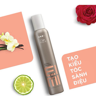 Bọt tạo độ phồng giữ nếp tóc Wella Extra Volume Styling Mousse 300ml - 500ml