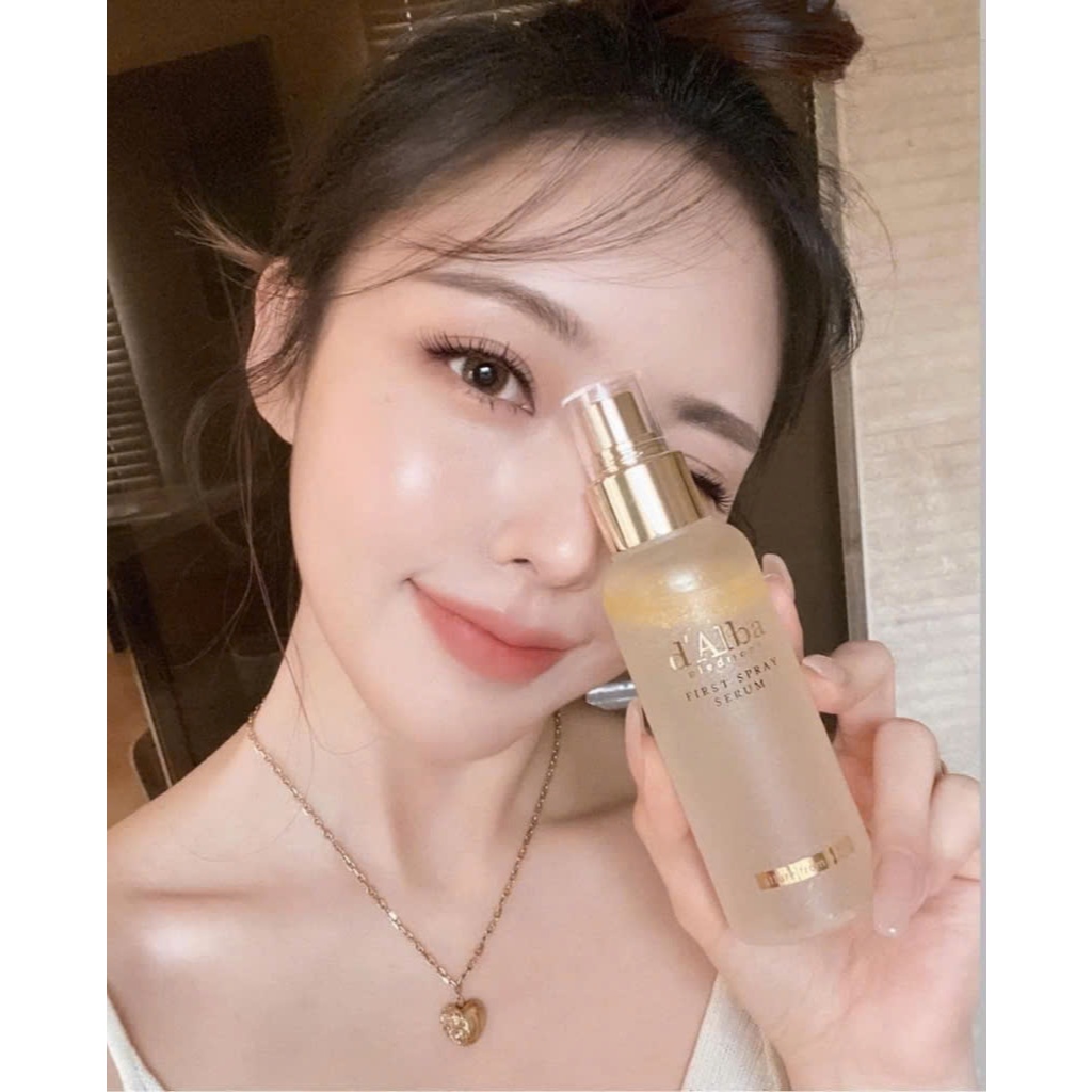  Xịt Khoáng Dạng Serum D Alba First Spray Cấp Ẩm Dưỡng Trắng Khoá Nền Trang Điểm 100ml 